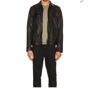 All Saints NWOT Men’s Luck Leather Jacket